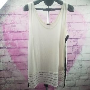 J. Crew Sheer Creme Top Size Small